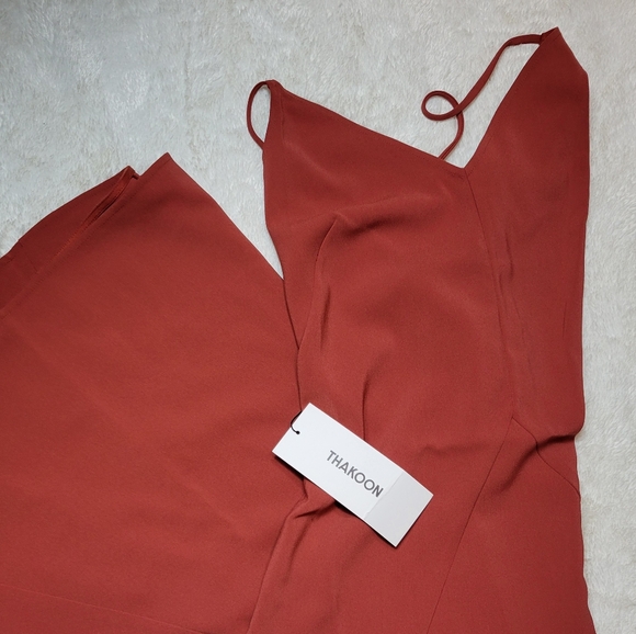 Thakoon Rust Slip Dress - Picture 3 of 16